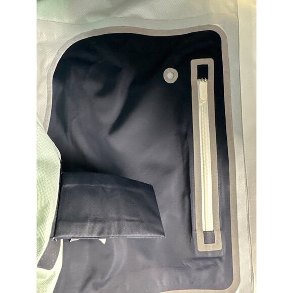 Tory Burch Sport - Waterproof Raincoat Tech-Satin Performance Hooded Jacket in W - Picture 7 of 8